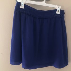 Purple mini skirt